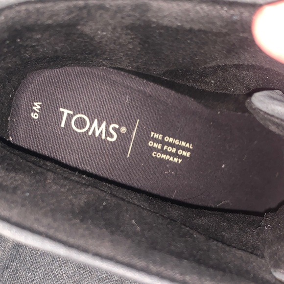 Toms Charcoal and Chocolate Lace-Up Wedges - Picture 6 of 6